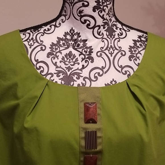 Worthington Ladies Capped Sleeve Blouse - Picture 3 of 6